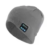 Snapbacks Bluetooth Müzik Kulaklıklı Beanie Yerleşik Stereo Hoparlör Örme Şapka Erkekler için Koşuyor Açık Hava Sporları Kış Kablosuz Şapkalar 230615