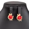 Collier boucles d'oreilles ensemble qualité véritable Original bijoux en corail Bracelet de mariée fleur perles de mariage nigérian ABG169