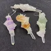 Pendant Necklaces Natural Crystal Winding Mineral Gem Simple And Elegant Men's Women's Jewelry Stone Amulet Color Irregular