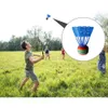 Badminton-Federbälle, 12 Stück, Kunststoff, Sport-Trainingsbälle, für den Innenbereich, Kork, Kinder, Air Nylon, 230616