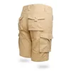 Men's Shorts Mens Summer Cotton Army Tactical Cargo Shorts Fashion Solid Color Multi-Pocket Casual Short Pants Loose Shorts Men 230616