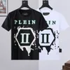 PLEIN BEAR T-Shirt Herren Designer-T-Shirts Markenkleidung Strass PP Schädel Männer T-Shirt Rundhals SS Schädel Hip Hop T-Shirt Top T-Shirts 16478