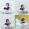 Inflatable Floats tubes ROOXIN Clear Shell With Backrest Pool Float Baby Swimming Ring Water Play Tube Float Seat Swim Circle Inflatable Pool Party Toys 230616