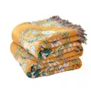 Couverture canapé coton gaze Style Floral serviette de lit jeter couverture couette maison enfants couette couvre-lit sur le lit R230617