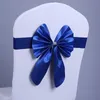 Sashes 1050pcs Chair Sashes Knot Ribbons Bows for Events Mariage Decor Wedding Decoration Banquet Christmas Belt Back Covers Outside 230616