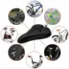 Bike Saddles 3D Soft Thickened Bicycle Seat Breathable Saddle Cover Comfortable Foam Mountain Cycling Pad Cushion Cove 230617