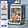 Tools Workshop Cartoon Automatische Doll Machine Kids Coin Operated Play Game Claw Catch Toy Crane Machines Muziekpop voor Verjaardagscadeau Speelgoed 230616