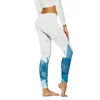 Leggings da donna Sport attillati Stampa geometrica colorata Senza cuciture Bolla BuPush Up Allenamento Collant da corsa elastici da palestra