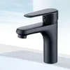 Bathroom Sink Faucets All Copper Black Paint Washbasin Faucet European Style Basin And Cold Household