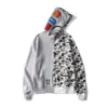 New Popular A Bathing b Ape New men shark spell color camouflage jacket 11 anniversary