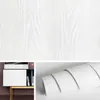 Wall Stickers Black Thicken Contact Paper Wood Peel and Stick Sticker Vinyl Waterproof Self Adhesive Wallpaper Removable for in Roll 230616