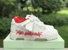 Shoes of Designer Ow Women Luxury for White Red Platform Sneakers