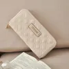 New 23ss Nero Bianco KK Donna Portafogli lunghi marchio di moda Pochette da giorno in pelle Lady Fahion Borsa a mano Borse portamonete