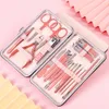 Callus Shavers 18-piece Set of Stainless Steel Manicure Supplies Nail Trimming Full Set of Tools Nail Clippers Box Nail Trimming Special Set 230616
