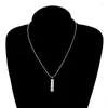 Pendant Necklaces Classic Design Buddhist Shurangama Mantra Cylindrical Open Stainless Steel Necklace Men Women Amulet Jewelry Gift