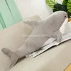 30cm 귀여운 거인 상어 플러시 장난감 소프트 박제 동물 독서 베개 아이를위한 쿠션 인형 어린이 kawaii 생일 선물