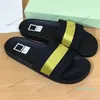 2023-Slippers Sandal Industrial Tape LLIDES Designer Kvinnor Slides Sandal Bom Dia Flat Mule Slipper Patent Canvas Beach Sandals Rubber Summer