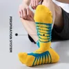 Chaussettes de sport basket-ball hommes serviette épaissie Tube inférieur pression Combat réel absorbant la sueur antidérapant professionnel Elite