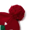 Berets Creative Santa Kint Hat Дети рождественская елка Классическая цветовая шерсть на год праздничный праздничный мальчик