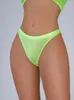Women's Panties Sexy Women Smooth Shiny Low Rise Waist G-string Sheer Brief Candy Color T-Back Oil Thong Push Up Hip Underwear Tight
