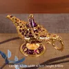 Decorative Objects Figurines Aladdin Magic Lamp ing Thousand and One Nights Blessing Living Room Southeast Asian Style Handicraft Ornament 230616