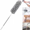 Dusters Telescopic Hand Hold Feather Duster Microfiber Dust Removal Kit Fan Tak Gap Cleaning Tool Lightweight 230617