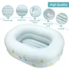 Air Inflation Toy Inflatable Pool Baby Swim Pool Children Basin Portable Bathtub Indoor Kids Pool Baby Swimming Pool Water Play Toy For Babies 230616