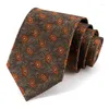Bow Ties Bar Brand Business Tie 8cm Wide Luxury for Men Fashion Vintage Gentleman Necktie Men's Gift with Box