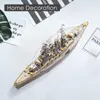 Rompecabezas 3D Piececool Metal Puzzle Model Building Kits Nagato Class Battleship Jigsaw Toy Regalos de cumpleaños de Navidad para adultos Niños 230616