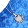 Pendant Necklaces Stainless Steel Albania Eagle Pendants Ethnic Women Men Chain Jewelry Gifts