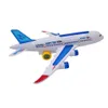 ElectricRC Aircraft Aircraft Toy Hand-on Ability Kids Toy 360 Rotation Electric A380 Avion Moving Flashing Lights Model Toy for Kids 230616