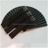 Chinese Style Products Black Vintage Hand Fan Folding Fans Dance Wedding Party Favor A3 Drop Delivery Home Garden Arts Crafts Dhaui