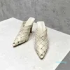 Sapatos sociais 2023 chinelos de verão moda bico fino feminino casual salto alto couro conciso feminino tamanho 35-42