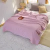 Одеяла муслиновая кровать диван бросок для домашнего офиса лето двойное стеганое одеяло тонкое детское одеяло R230617