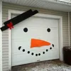 Nieuwe 16 stk/set Outdoor Garagedeur Decoraties DIY Kerst Sneeuwpop Decoratie Voor Thuis Kerstvakantie DIY Sneeuwpop Kerst Decor