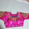 Etnik Giyim Choli Tops Saree Sari Kadın Ropa De La India Pakistan Kıyafetleri Siyah