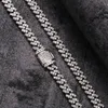2023 Ankomst Nya smycken högkvalitativ full diamant zirkon mini kubansk kedja 6mm full diamantkedja halsband för män