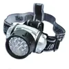 헤드 램프 19 LED 헤드 손전등 고강도 고강도 녹색 빛 수경 원예 공장 성장실 조절 가능한 헤드 램프 4 모드 조명 230617