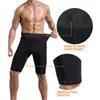 Body Shapers pour hommes Sauna Pantalon de survêtement pour homme Short thermique Compression Taille haute Leggings Gym Polymer Boxer Workout Fitness Anti-Slip Shaper 230616