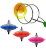 Tol Magnetische Kleurrijke Lichtgevende Gyroscoop Led-verlichting Show Fun Sport Speelgoed Roterende Handvat Kinderen Klassieke Speelgoed Geschenken 230615