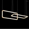 Pendant Lamps Geometric Design LED Modern PMMA Lights Fixture American Special Art Deco Droplight Home Indoor Decoration