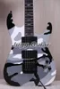 Travail manuel rare Jeff Hannem Signature Urban Camo Guitare électrique H Dagg Inlay China EMG Pickups 9V Battery Box Black Hardware Whammy Bar