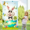 Flagi banerowe 1PC Warta wielkanocna Flaga Flaga Flaga Rabbit Bunny Temed Bag Fasolka Kid Toy 230616