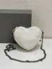 Topkwaliteit designer Crossbodytassen LE CAGOLE HEART Mini Handtas Schoudertas damesklassiekers Kettingschouder Avondtassen Cosmetische tassen Totes