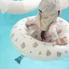 Air Inflation Toy Inflatable Swimming Ring For Kids Portable Cartoon Animal Floating Circle Sleevess Swim Pool Beach Water Fun Toys Equipment 230616