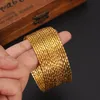 Brazalete Bangrui 15 piezas 2,6 pulgadas venta al por mayor/color dorado brazalete etíope brazalete Dubai joyería oro Dubai gran círculo brazaletes 230616