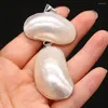 Pendant Necklaces Beautiful Jewelry White Mother Of Pearl Shell Art Egg Bead DIY Handmade Charms Necklace Making Exquisite Gift