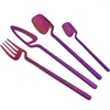 Dinnerware Sets 24Pcs Tableware Set Knives Forks Tea Spoons Stainless Steel Cutlery Dinner Flatware Kitchen Silverware