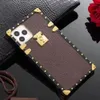 Fashion Phone Cases For iPhone 15 Pro Max 11 13 12 14Pro max 15 14 Plus XR XS XSMax PU leather shell Samsung S23 S23P S23U S22U S22 S22P NOTE 10 10P 20 ultra With lanyard