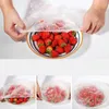 New 100pcs Disposable PE Elastic Fresh-keeping Cover Refrigerator Food Anti-flavor Fresh-keeping Film for Kitchen Food Fresh Seal